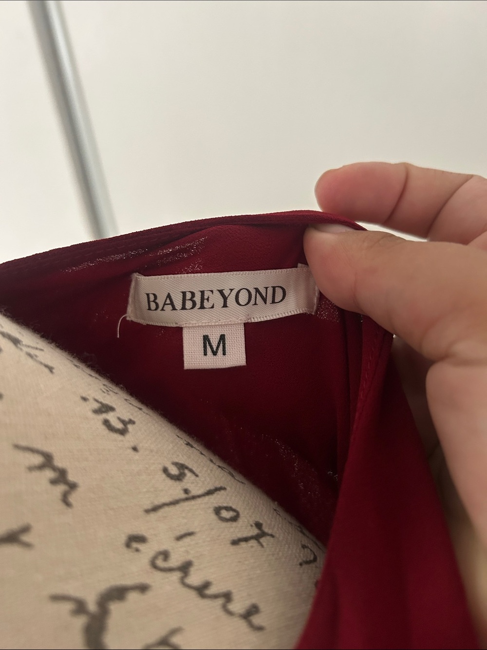 Babeyond Deep Red Ruffle Dress - Picture 4 of 4